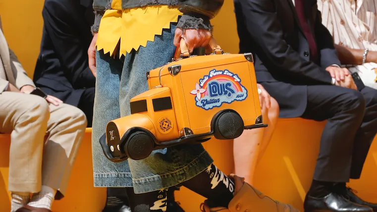 Truck Toy shaped bag from Louis Vuitton menswear runway